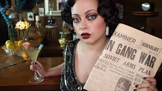 ASMR 1920s CABARET DIARIES After Hours at THE SPEAKEASY 🥃🍸 [upl. by Habeh]