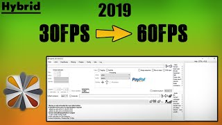Convert Any Video Into 60FPS Free Using Hybrid NO ERRORS EnglishDeutsche [upl. by Retrak]