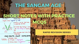 Sangam Age Revision with Short Notes and PRACTICE MCQs [upl. by Clifton]