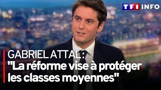 Réforme des retraites  le ministre Gabriel Attal invité au 20H de TF1 [upl. by Maryrose]