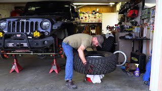 Mounting Up 37” X 135quot WIDE BFG KM3 Tires on the Jeep Wrangler and WHY [upl. by Aynos]