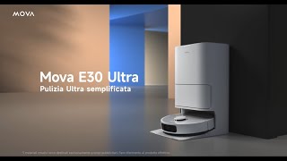 Mova E30 Ultra  Robot aspirapolvere e lavapavimenti con autosvuotamento e autopulizia dei moci [upl. by Nove]