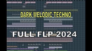 Dark Melodic techno Professional Fl studio FUll Template 71 [upl. by Jessi]