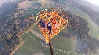 Climbing a 363m Radio Tower in GermanyGYK [upl. by Bamby]