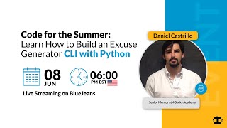 Learn How to Build an Excuse Generator CLI with Python [upl. by Melli899]