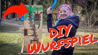 DIY Wurfspiel Spielidee für den Kindergeburtstag [upl. by Nueoht]