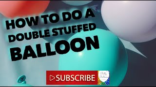 How To Double Stuff a Balloon  DOUBLE STUFFED BLUSH PINK BALLOON DIY DOUBLE STUFFING BALLOONS [upl. by Bernice]