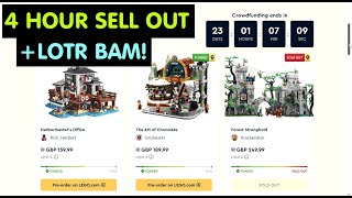 Lego News  NEW LOTR BAM  Brinklink Designer Programme Sell Out  New Moana Lego Sets [upl. by Lula891]