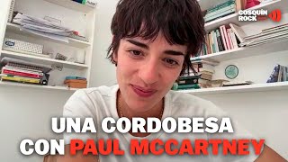 ZOE GOTUSSO telonera de Paul McCartney en Córdoba quotTengo felicidad y nerviosquot [upl. by Anahsak579]