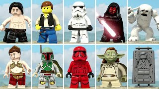 All Characters Unlocked in LEGO Star Wars The Skywalker Saga [upl. by Yblek]