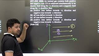 An ionized gas contains both positive and negative ions If it is subjected simultaneously to an ele [upl. by Peyter]
