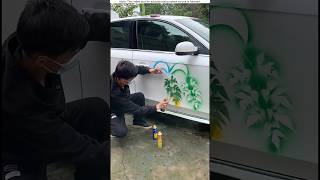 amazing car paint remove🥶 shorts shortsfeed [upl. by Spense]