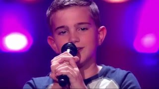 12Year Old Kwint Sings Sias Elastic Heart  The Voice Kids [upl. by Colver732]