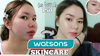 PAANO MAWALA ANG BUMPS ✨ Butlig  HOW I CLEARED MY SKIN JOURNEY  WATSONS SKINCARE [upl. by Irrep703]