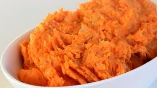 Mashed Sweet Potatoes Recipe with Rosemary amp Yogurt  Clean Eating Recipe [upl. by Medarda]