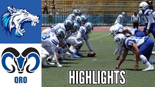 Lobos UAdeC vs Borregos QRO Highlights  Juvenil ONEFA 2024  Semana 5 [upl. by Cirdet780]