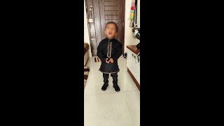 Kids Kurta Makeover  Festive Navratri Ready  DIY  Small Blunder  Parenting Journey [upl. by Ayanad]