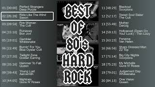 Best of 80s HARD ROCK Playlist [upl. by Akinert]