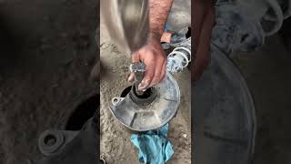 Car front wheel bearing broken and new bearing fittingNew shortYouTube shortViral video [upl. by Nahtaj]