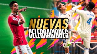 FIFA 22 Nuevas Celebraciones TUTORIAL  Celebraciones Ocultas Que Puedes Hacer En Ultimate Team [upl. by Bilek]