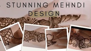 Stunning mehndi designs❤️l Step by step mehndidesign l Back hand henna tutorialShabeenashenna [upl. by Oibesue]