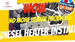 UPGRADE DIESEL HEATER INSTALL The Best Diesel Heater on The Market [upl. by Bedelia676]