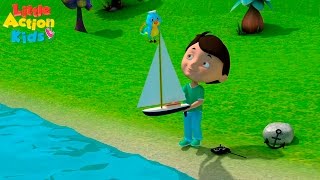 Kids Song A Sailor Went to Sea Sea Sea  Little Action Kids Top Childrens amp Baby Nursery Rhymes [upl. by Neiluj]