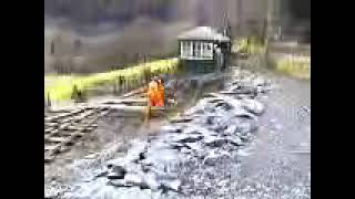 Corris Railway  February 1999 working party 1 [upl. by Ellenrahs]