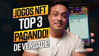 Jogo NFT GRATIS pagando NO PIX em 2024 TOP 3 que estou jogando [upl. by Aisekal]