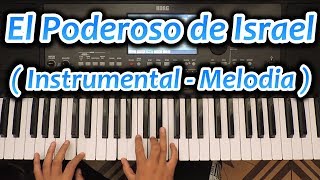 El Poderoso de Israel Tutorial Piano  🎧🎧🎧 [upl. by Kenti]