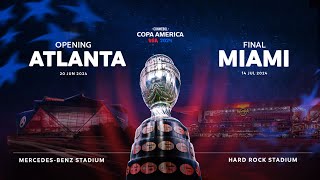 CONMEBOL COPA AMÉRICA 2024  👋🏼🏟️ MIAMI amp ATLANTA [upl. by Milicent582]