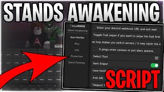 🎃 EVENT Stands Awakening Script Hack Items Farm Get All Stands And Items  Roblox Pastebin 2022 [upl. by Anawd249]