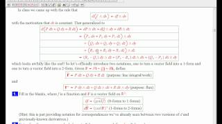 Intro to differential forms part 12 [upl. by Kuehn]