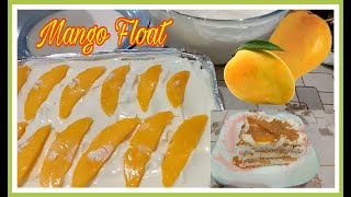 GRAHAM MANGO FLOAT  CREMA DE MANGGA  MANGO FLOAT RECIPE 🥭 FILIPINO DESSERT [upl. by Queen]