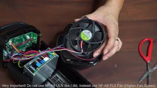 Godox SL150 LED Video Light Cooling Fan Upgrade w Noctua NFA8 FLX [upl. by Chickie]