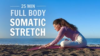 Full Body Somatic Stretch  25 Min Yoga For SelfCare And Tension Release [upl. by Dirgis]