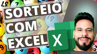 COMO FAZER SORTEIO NO EXCEL [upl. by Stedmann258]