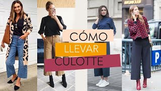 10 Tips para usar PANTALÓN ANCHO otoñoinvierno Outfits wide leg culotte o palazzo Joana Patikas [upl. by Uhsoj]