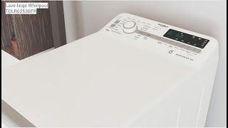 Découvrez le lave linge Whirlpool chargement par le dessus TDLR6253BFR [upl. by Yniattirb]