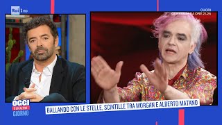 Ballando con le Stelle MorganLucarelli faranno pace  Oggi è un altro giorno 16112021 [upl. by Darnoc]