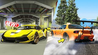 GTA 5 Online  NEW Grotti Turismo Omaggio DRIFT Handling amp 100 Car Vinewood Garage [upl. by Meg629]