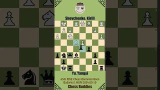 45th FIDE Chess Olympiad Open 2024 đź”´ Shevchenko Kirill vs Yu Yangyi  Budapest HUN 2024 [upl. by Cuthbertson]