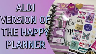 ALDI PLANNER VERSUS THE HAPPY PLANNER  HOW THEY COMPARE [upl. by Sil]