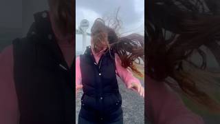 ALWAYS take a hairband to John O’ Groats 🤣🤣 badhairday scotland highland [upl. by Wood799]