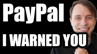 PayPal Stock I WARNED YOU [upl. by Yesnil338]