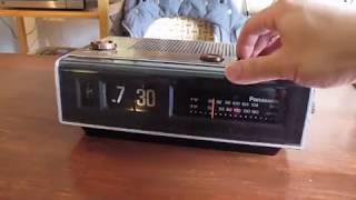 Panasonic RC6040 Flip Clock Radio eml003 [upl. by Giddings]