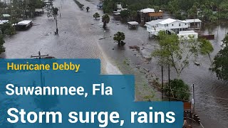 DEBBY hammers Florida´s Big Bend Suwannee river levels increase [upl. by Dash]