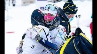 JuniorVm Skidor 2021 Stafett Damer Stepanova vs Sweden [upl. by Nichol]