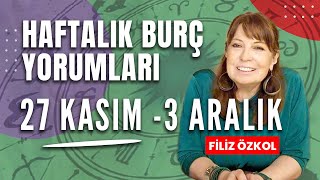 Filiz Özkol ile haftalık burç yorumları  27  3 Aralık [upl. by Allisan68]