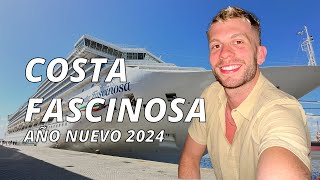 CRUCERO COSTA FASCINOSA AÑO NUEVO 2024 [upl. by Annaehs]